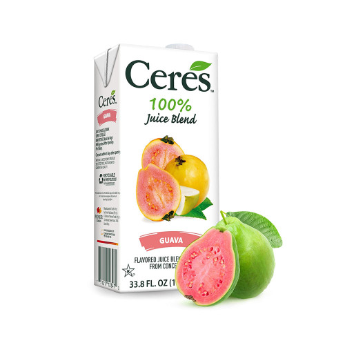 <p data-mce-fragment="1">Experience a tropical paradise with every sip of Ceres Guava Fruit Juice. This luscious and exotic beverage captures the irresistible essence of ripe guavas, transporting you to sun-soaked shores and vibrant orchards. Discover the pure pleasure of indulging in the natural sweetness and tangy notes of this tropical fruit. Ceres Guava Fruit Juice is a refreshing and invigorating choice that will invigorate your senses and leave you craving more.</p>
<p data-mce-fragment="1">Sourced from the finest guavas, Ceres Guava Fruit Juice is a testament to quality and authenticity. Each bottle is filled with the vibrant flavors and nutrients found in freshly picked guavas, providing you with a taste experience that is nothing short of exceptional. Guavas are known for their rich vitamin C content and various antioxidants, making Ceres Guava Fruit Juice a healthy and nourishing choice to boost your well-being.</p>
<p data-mce-fragment="1">Delight in the Tropical Essence of Ceres Guava Fruit Juice.<br></p>
<div data-widget_type="text-editor.default" data-element_type="widget" data-id="3ff2773" class="elementor-element elementor-element-3ff2773 elementor-widget elementor-widget-text-editor">
<div class="elementor-widget-container">
<p>Indulge in the exotic allure of Ceres Guava Fruit Juice and embark on a flavor adventure like no other. Whether enjoyed straight from the bottle, mixed into your favorite cocktails, or incorporated into creative culinary recipes, Ceres Guava Fruit Juice is sure to captivate your taste buds and transport you to a tropical paradise with every sip.</p>
</div>
</div>
<div data-widget_type="icon-list.default" data-element_type="widget" data-id="a63b92c" class="elementor-element elementor-element-a63b92c elementor-tablet-align-left elementor-mobile-align-left elementor-icon-list--layout-traditional elementor-list-item-link-full_width elementor-widget elementor-widget-icon-list">
<div class="elementor-widget-container">
<ul class="elementor-icon-list-items">
<li class="elementor-icon-list-item">
<span class="elementor-icon-list-icon"><i class="fas fa-check" aria-hidden="true"></i></span><span class="elementor-icon-list-text">All Natural 100% Fruit Juice Blend</span>
</li>
<li class="elementor-icon-list-item">
<span class="elementor-icon-list-icon"><i class="fas fa-check" aria-hidden="true"></i></span><span class="elementor-icon-list-text">No added sugar</span>
</li>
<li class="elementor-icon-list-item">
<span class="elementor-icon-list-icon"><i class="fas fa-check" aria-hidden="true"></i></span><span class="elementor-icon-list-text">No artificial colors</span>
</li>
<li class="elementor-icon-list-item">
<span class="elementor-icon-list-icon"><i class="fas fa-check" aria-hidden="true"></i></span><span class="elementor-icon-list-text">Great tasting</span>
</li>
<li class="elementor-icon-list-item">
<span class="elementor-icon-list-icon"><i class="fas fa-check" aria-hidden="true"></i></span><span class="elementor-icon-list-text">Rich in Vitamin C</span>
</li>
<li class="elementor-icon-list-item">
<span class="elementor-icon-list-icon"><i class="fas fa-check" aria-hidden="true"></i></span><span class="elementor-icon-list-text">Flash pasteurized to guarantee quality</span>
</li>
<li class="elementor-icon-list-item">
<span class="elementor-icon-list-icon"><i class="fas fa-check" aria-hidden="true"></i></span><span class="elementor-icon-list-text">Kosher</span>
</li>
<li class="elementor-icon-list-item">
<span class="elementor-icon-list-icon"><i class="fas fa-check" aria-hidden="true"></i></span><span class="elementor-icon-list-text">A great option to get a recommended serving of fruit</span>
</li>
<li class="elementor-icon-list-item">
<span class="elementor-icon-list-icon"><i class="fas fa-check" aria-hidden="true"></i></span><span class="elementor-icon-list-text">Gluten-free</span>
</li>
</ul>
</div>
</div>