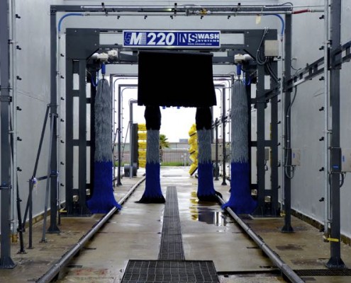 Vehicle wash system machine