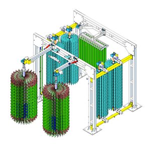 Maintenance-free washing brushes