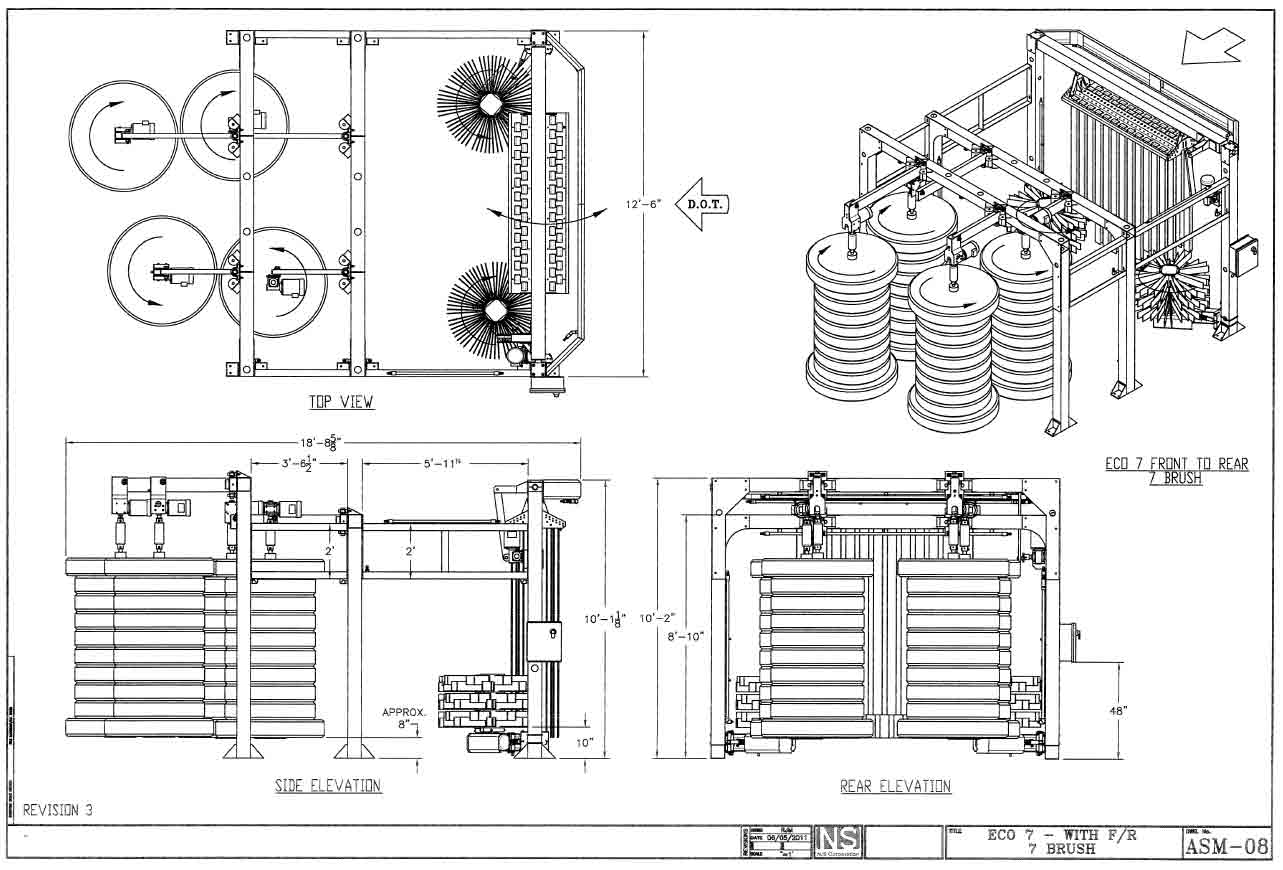 Eco wash system layout