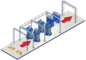 bus wash layout