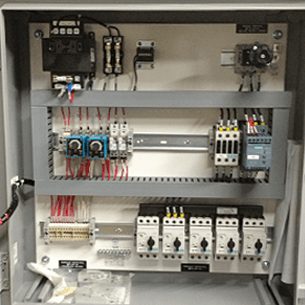 Opened Motor Control Panel