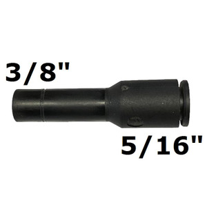  5/16" Poly x 3/8" Male Straight Connector 