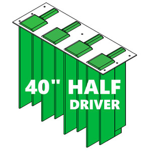  Pelt, LAMMSCLOTH, 40" Half, Driver-Side, Green 