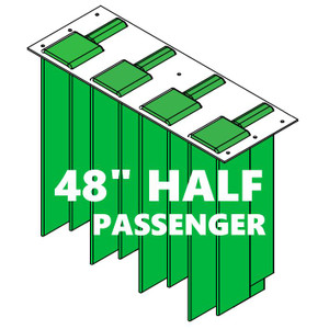  Pelt, LAMMSCLOTH, 48" Half, Passenger-Side, Green 