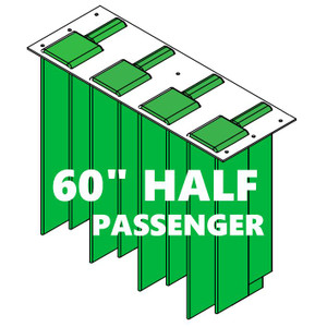  Pelt, LAMMSCLOTH, 60" Half, Passenger-Side, Green 