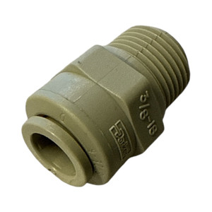 Male Connector Fitting, 3/8'' NPT x 3/8'' Quick Connect