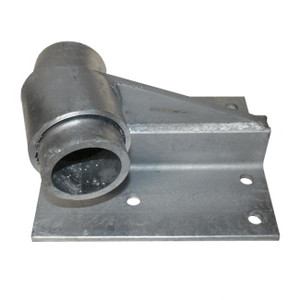  Cleat, Curb Rail Cleat, 7" Single ENTRANCE ANGLE Section, Passenger-Side, 4" Diameter 