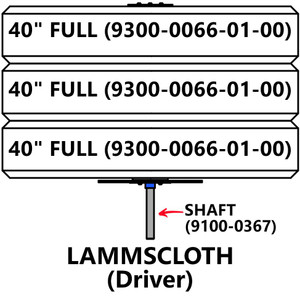  Rocker Panel Brush, LAMMSCLOTH, 6", Driver 