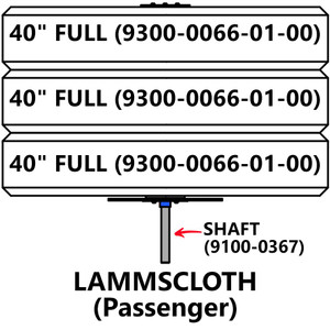  Rocker Panel Brush, LAMMSCLOTH, 6", Passenger 