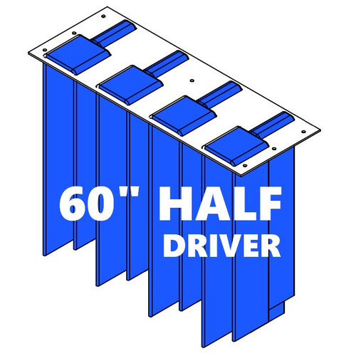  Pelt, LAMMSCLOTH, 60" Half, Driver-Side, Blue 