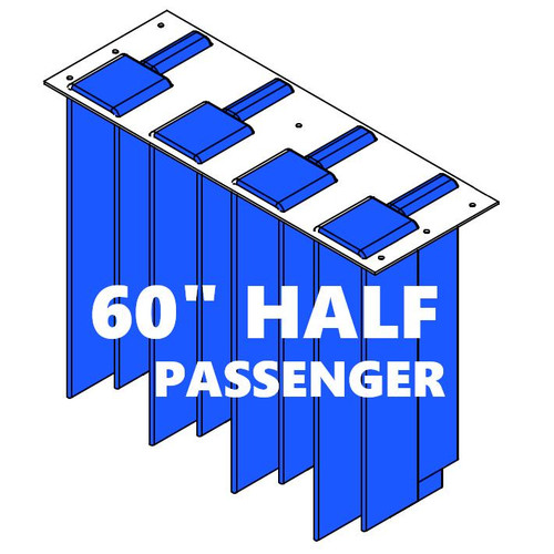 Pelt, LAMMSCLOTH, 60" Half, Passenger-Side, Blue 
