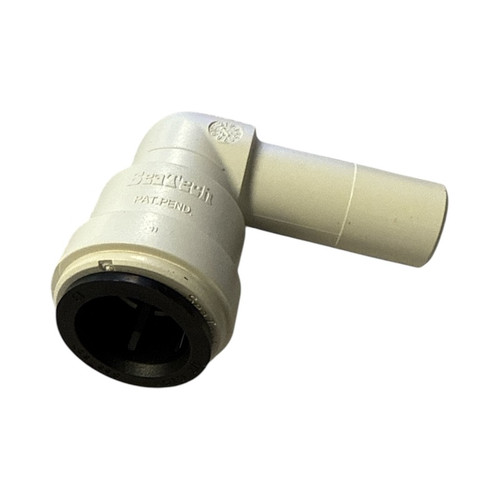 Elbow Plug in Fitting 5/8'' Stem X 5/8'' Quick Connect for Reverse Osmosis, RO system