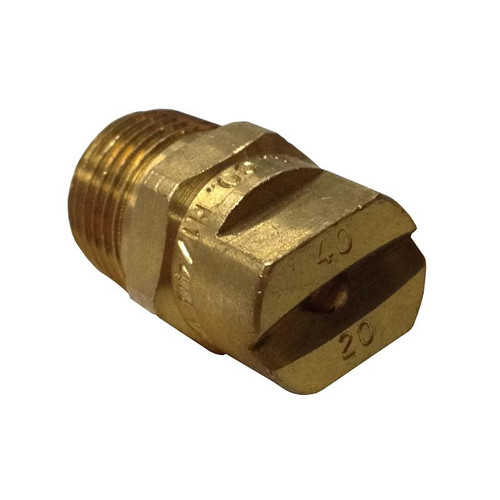  1/4" Male Spray Tip Nozzle, 4020, Brass 