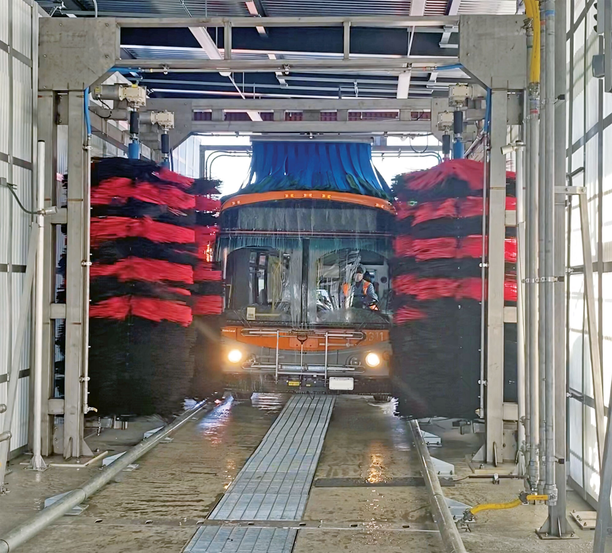 Bus wash diagram