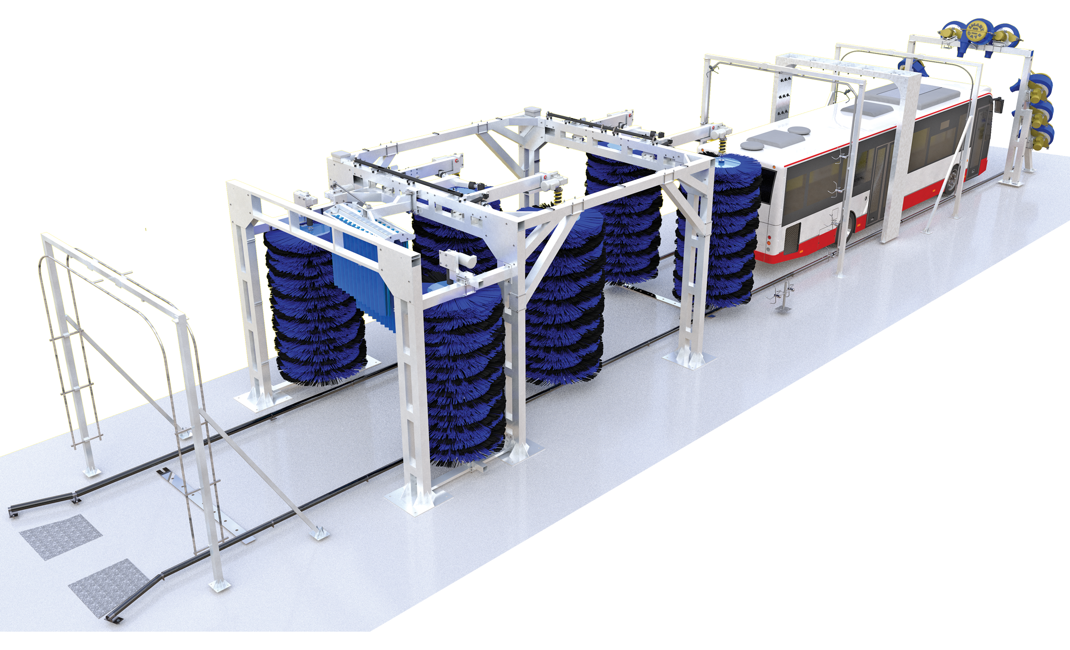 5M Series drive-through bus wash