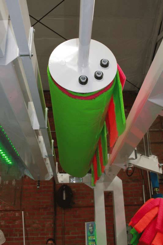  A component of an automatic car wash wax  system