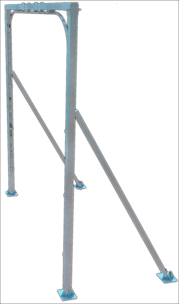 A single-spray arch system