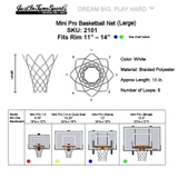 Mini Pro Net Large Spec Sheet