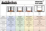 Hoop Size Comparison Chart