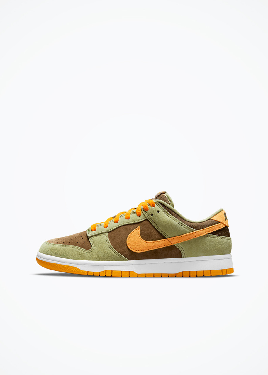 Nike Dunk Low SE - Dusty Olive/Pro Gold-Light Olive-White