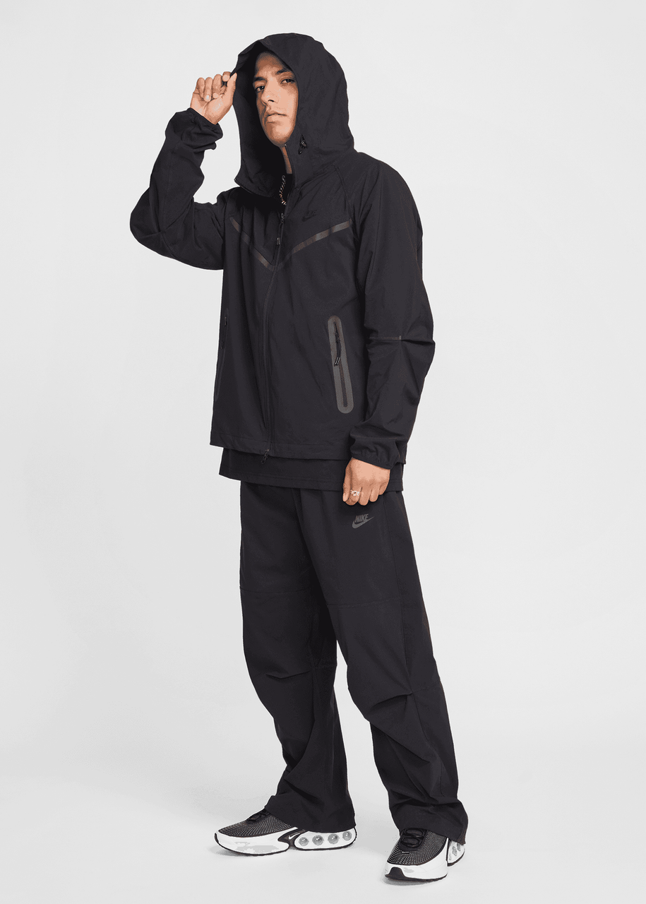 Nike Tech Men's Woven Oversized Pants - Black/Black/Black