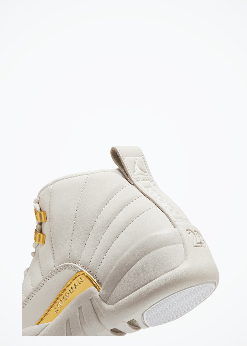 jordan retro 12 gold and white