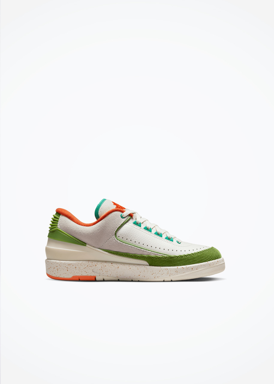 Titan x Air Jordan 2 Retro Low SP Womens - Sail/Safety Orange