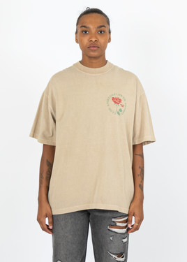 BLT LA Flower District Oversized T-Shirt - B014 - Taupe