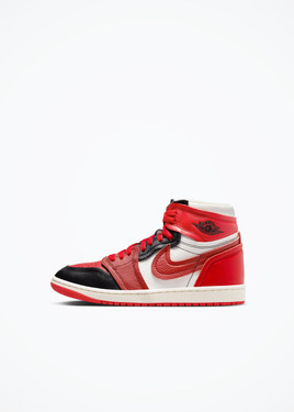 Air Jordan 1 High "Method of Make" Womens - FB9891-600 - Sport Red/Dune Redd-Black-Sail