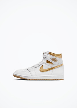 Air Jordan 1 Retro High OG "White and Gold" Womens - FD2596-107 - White/Metallic Gold-Gum Light Brown