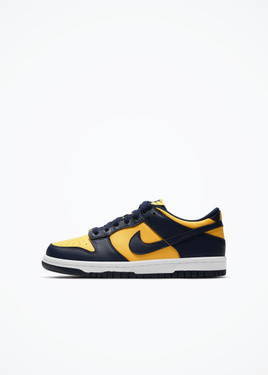 Nike Dunk Low (GS) - CW1590-700 - Varsity Maize/Midnight Navy-White