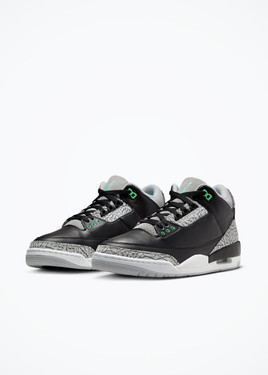 Air Jordan 3 Retro"Green Glow" - CT8532-031 - Black/Green Glow-Wolf Grey-White