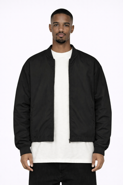 EPTM Capital Croped Bomber Jacket - EP11197 - Charcoal
