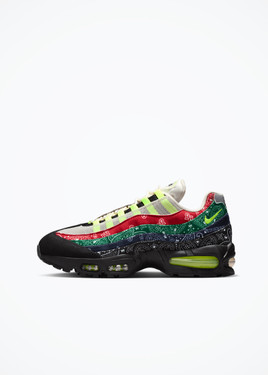 Nike Air Max 95 Big Bubble - IQ0620-100 - Sail/Volt-University Red-Sport Green