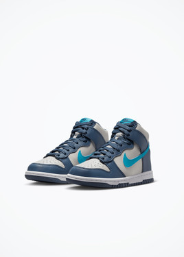 Nike Dunk High (GS) - Light Bone/Blue Lightning