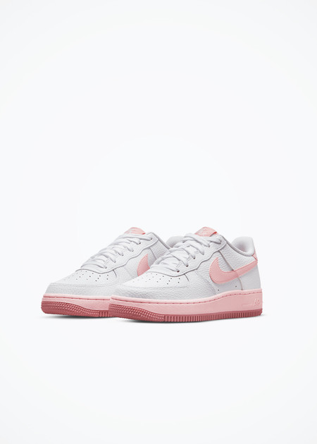 Nike Air Force 1 (GS) - White/Pink Foam