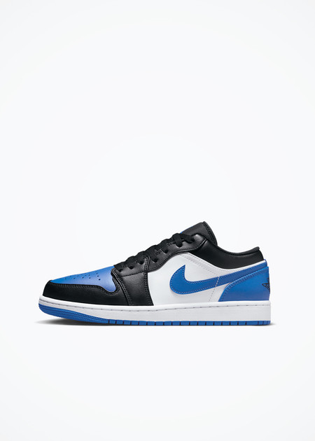 Air Jordan 1 Low - 553558-140 - White/Royal Blue-Black-White