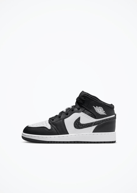 Air Jordan 1 Mid SE (GS) - FB9909-001 - Off Noir/Black-White-Black