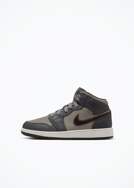 Air Jordan 1 Mid SE (GS) - FQ8341-017 - Night Stadium/Black-Flat Pewter