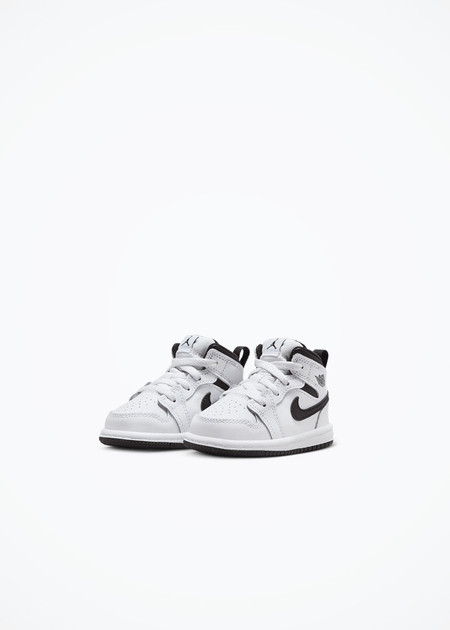 Air Jordan 1 Mid (TD) - DQ8425-132 - White/Black-White-Black