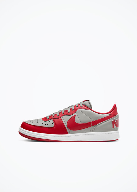 Nike Terminator Low - FZ4036-099 - Medium Grey/Varsity Red-White