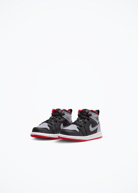 Jordan 1 Mid (TD) - DQ8425-006 - Black/Cement Grey-Fire Red-White