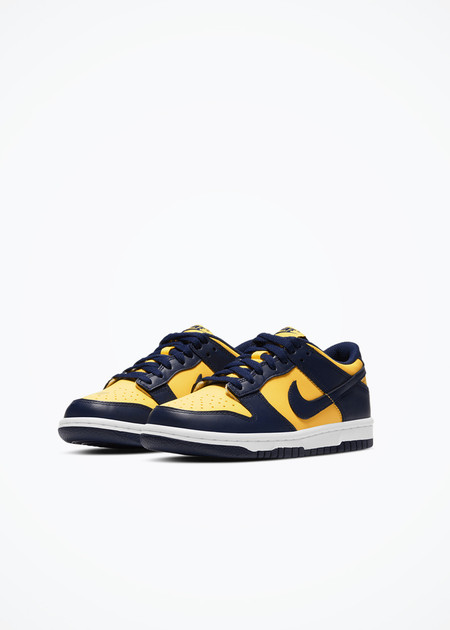 Nike Dunk Low (GS) - CW1590-700 - Varsity Maize/Midnight Navy-White