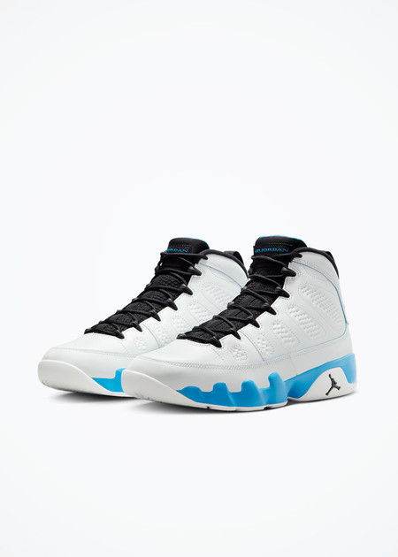 Air Jordan 9 Retro "Powder Blue" - FQ8992-101 - Summit White/Black-Dk Powder Blue