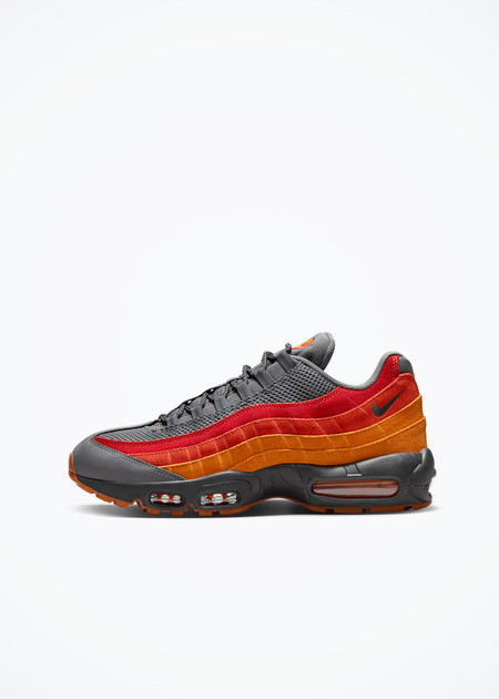 Nike Air Max 95 Premium "Atlanta" - FZ4125-060 - Cool Grey/Anthracite-Total Orange