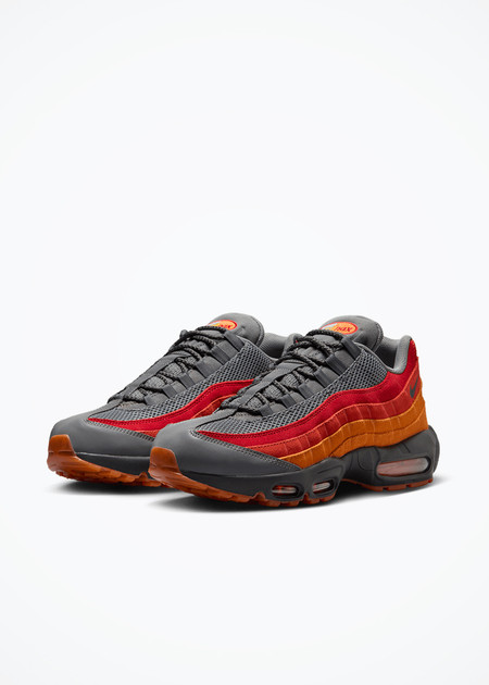 Nike Air Max 95 Premium "Atlanta" - FZ4125-060 - Cool Grey/Anthracite-Total Orange