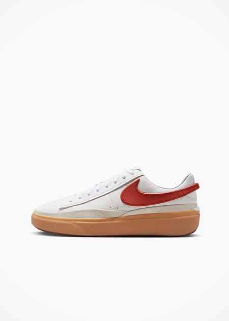 Nike Blazer Phantom Low - FN5820-100 - White/Dragon Red-Summit White-Gum Yellow