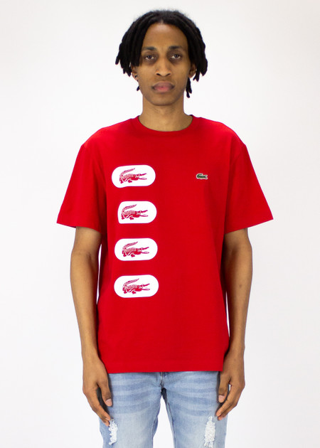 Lacoste TH7053 T-Shirt - Red