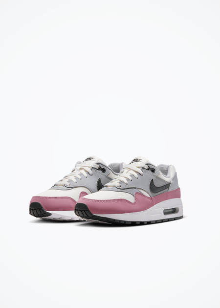 Nike Air Max 1 (GS) - DZ3307-115 - Summit White/dk Smoke Grey-Wolf Grey
